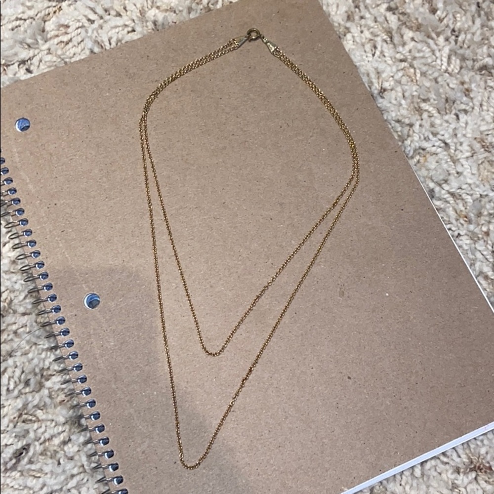Two-Layer Gold Necklace